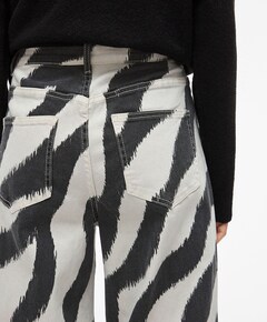 VIFREYA ZEMSA HW WIDE PRINTED jeans ecru