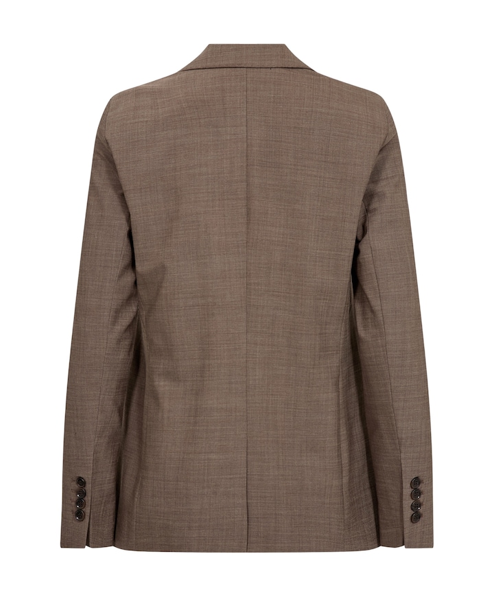 Dames blazer bruin