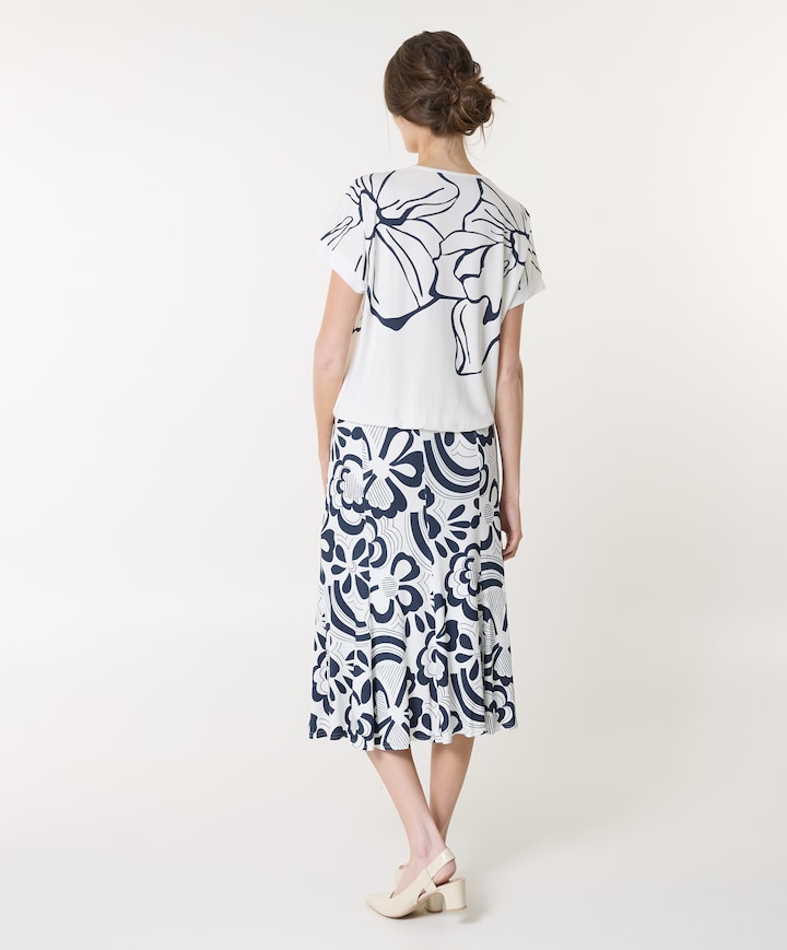 Dames rok blauw