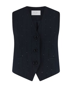 Dames gilet blauw