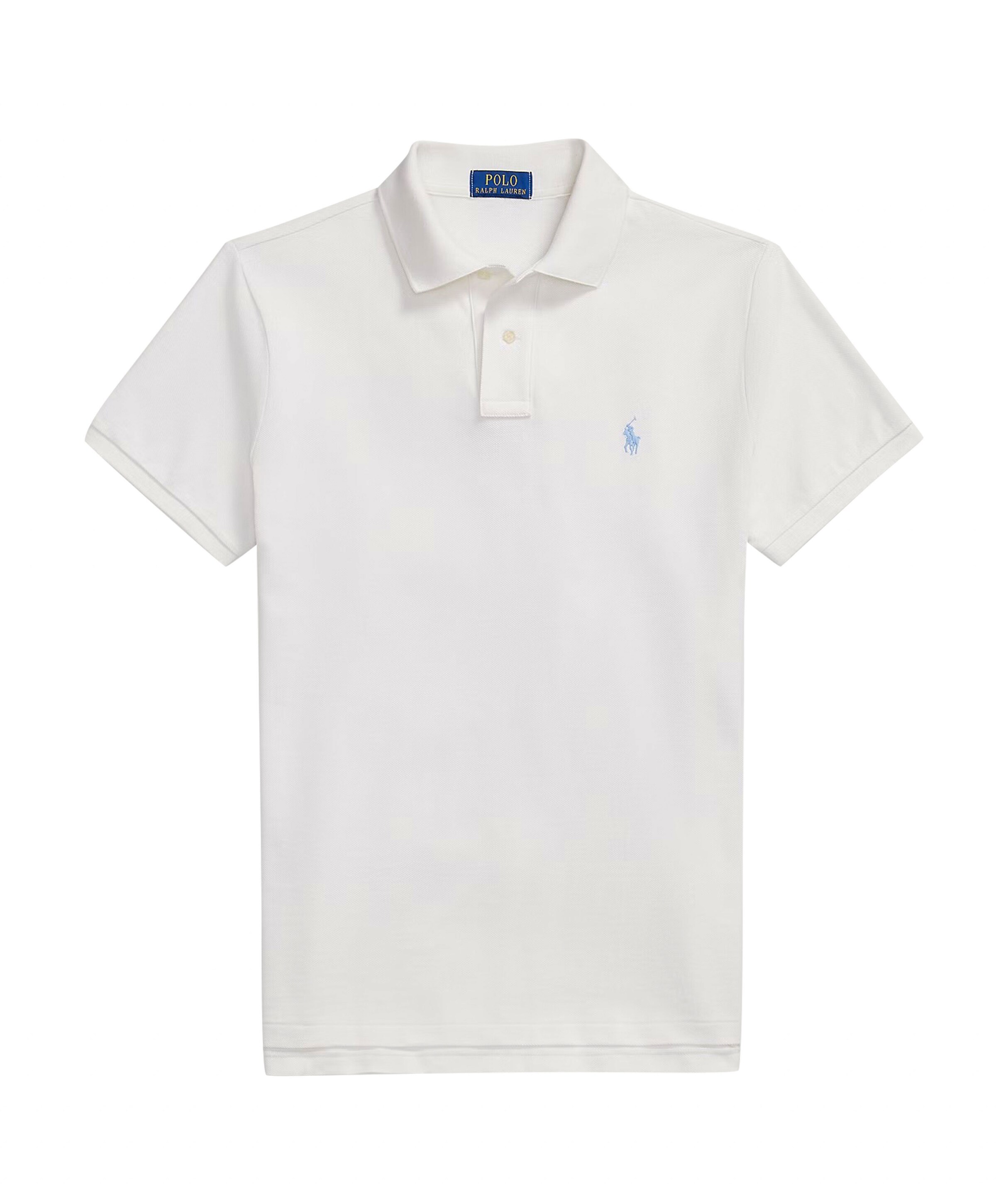 Heren polo ecru