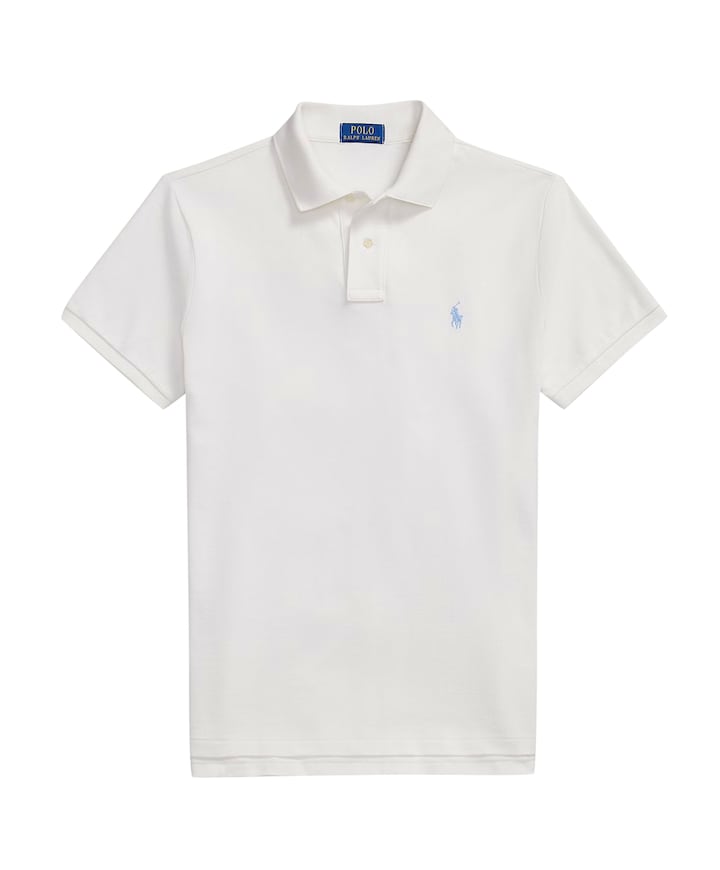 Heren polo ecru