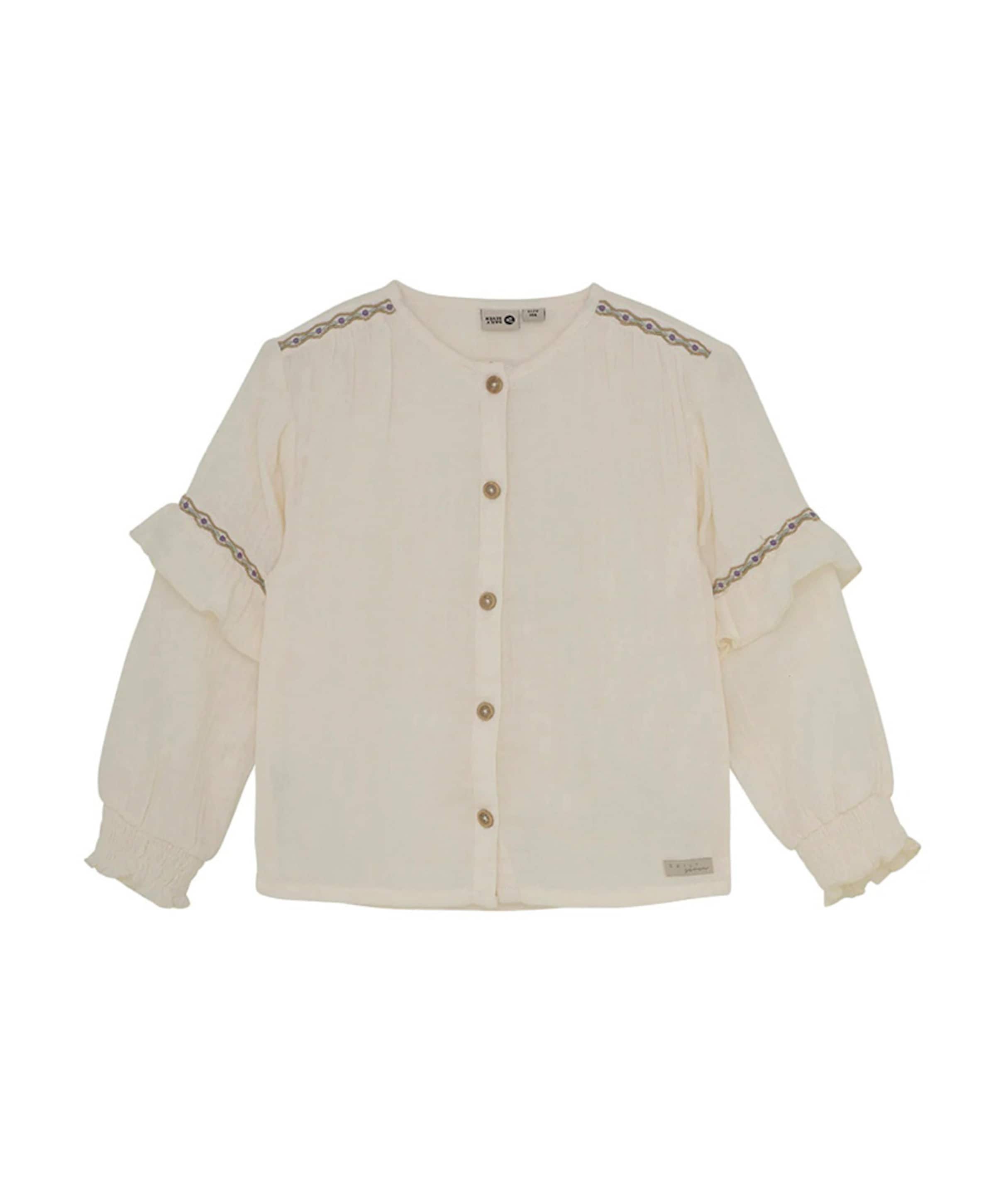 Blouse lange mouw ecru