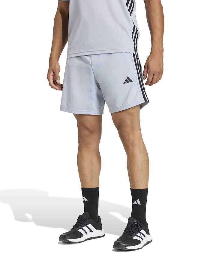 WE BAS 3SWV SH heren shorts zilver