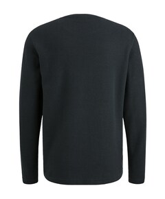 Heren longsleeve blauw