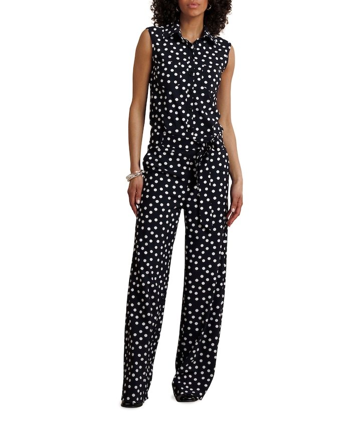 Angelie dot sls dames jumpsuit zwart