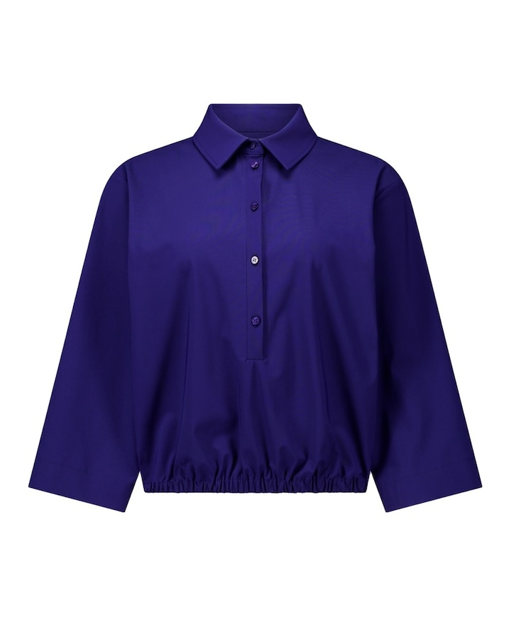 Dames blouse blauw