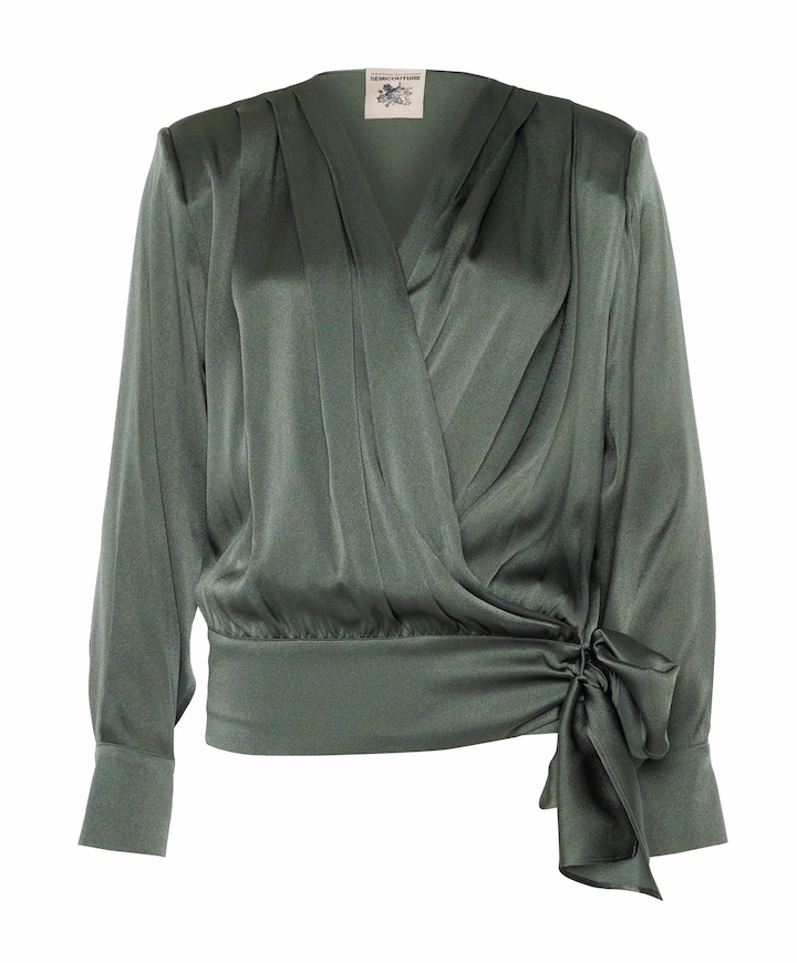 Dames blouse groen