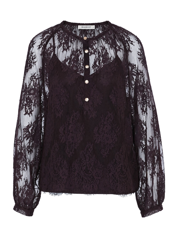 Dames blouse paars