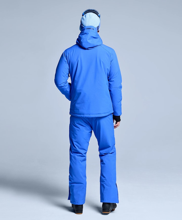 Heren ski-jas blauw