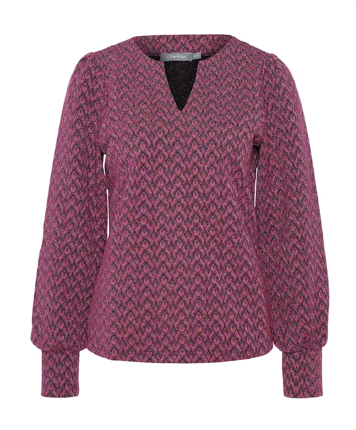 Dames blouse bordeaux