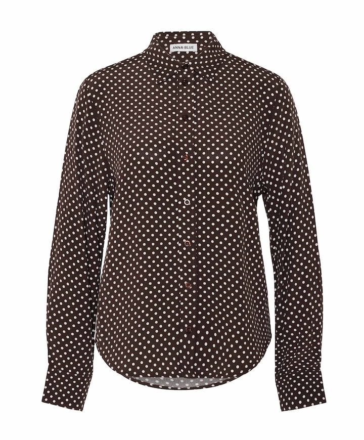 Dames blouse bruin