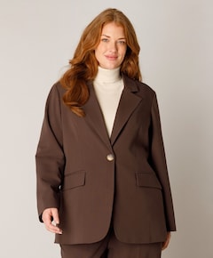 Dames blazer bruin