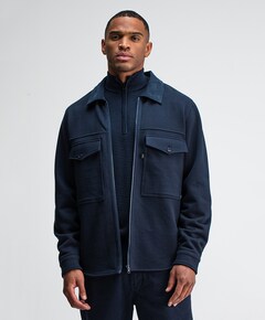 Heren overshirt blauw