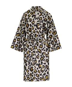 Dames ochtendjas geel
