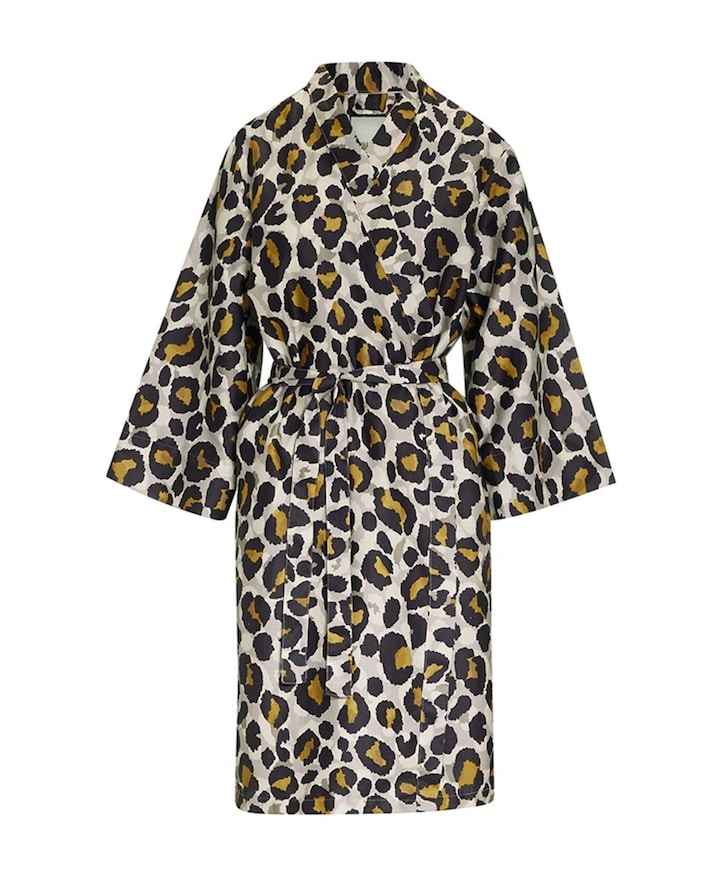 Dames ochtendjas geel