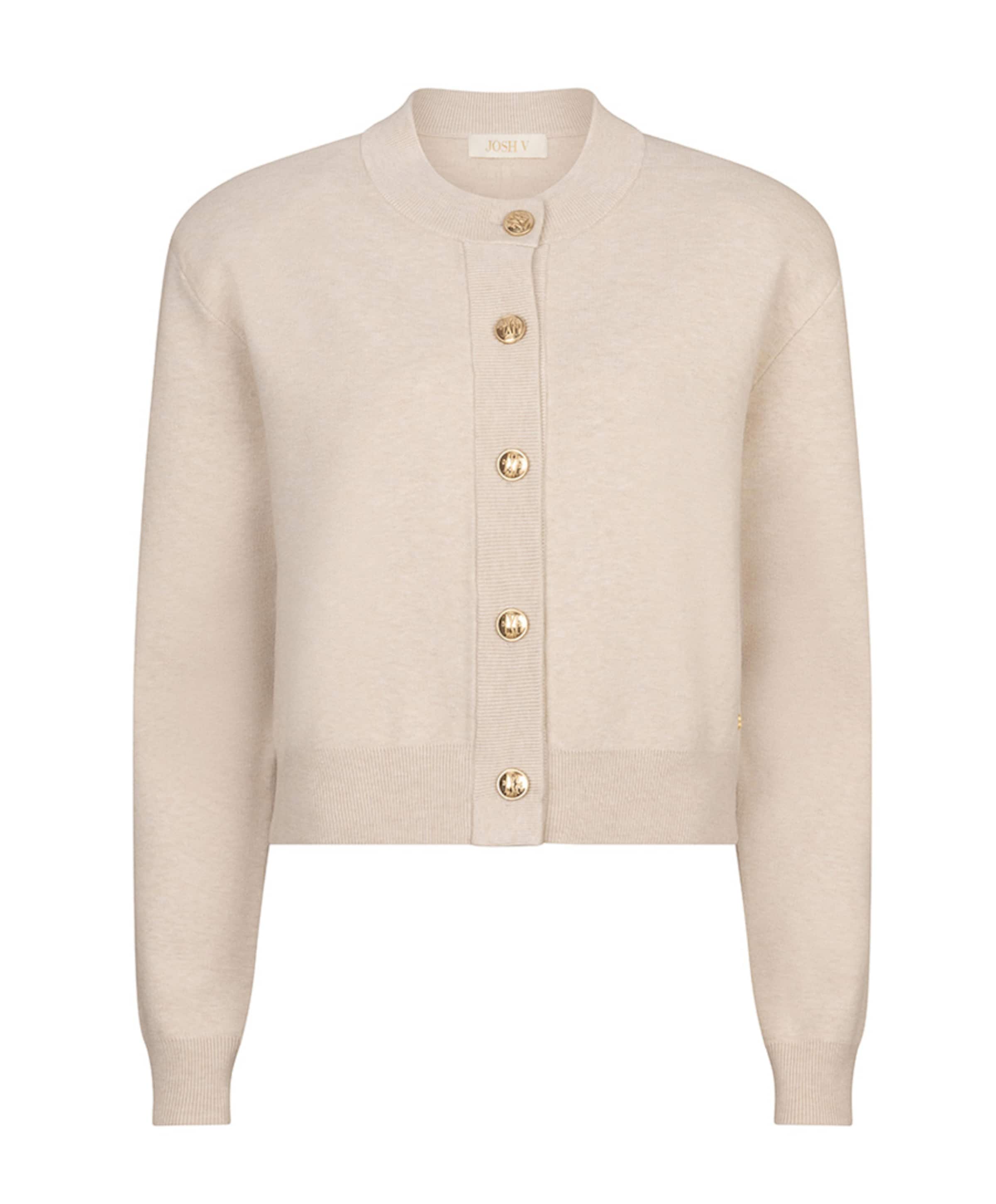 Dames vest ecru