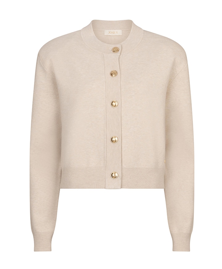 Dames vest ecru