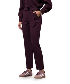 Zarja waffle broek paars