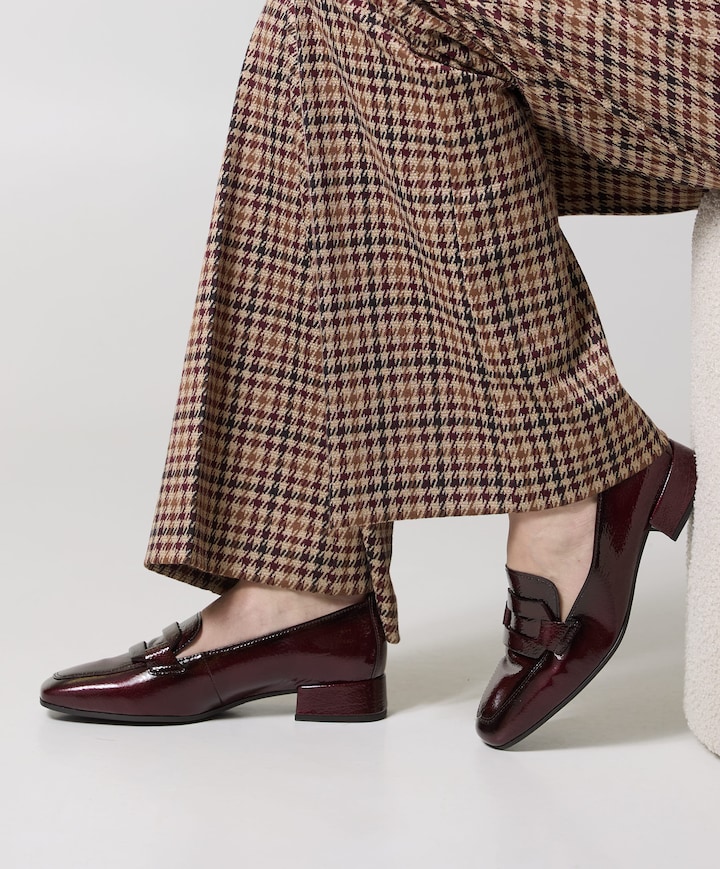 dames loafers bordeaux