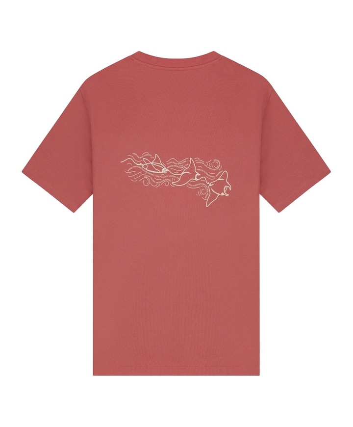 Heren T-shirt rood