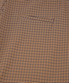 Lexie check broek beige