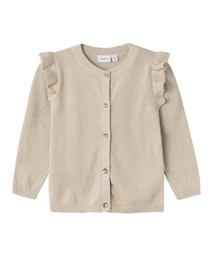 Meisjes vest beige