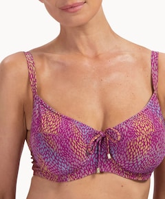 Dames bikinitop paars