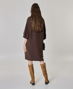 Dames jurk bruin