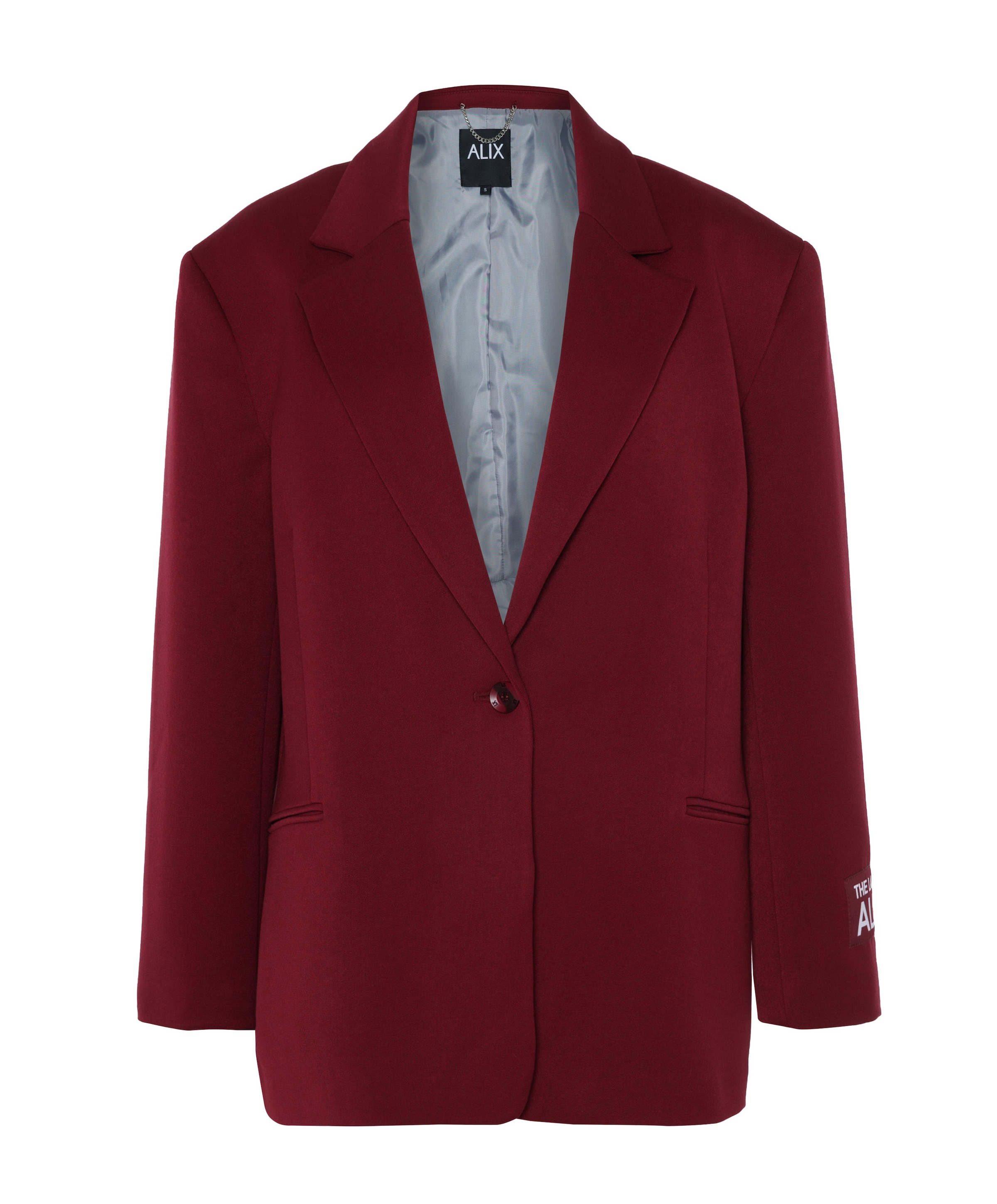 Dames blazer bordeaux