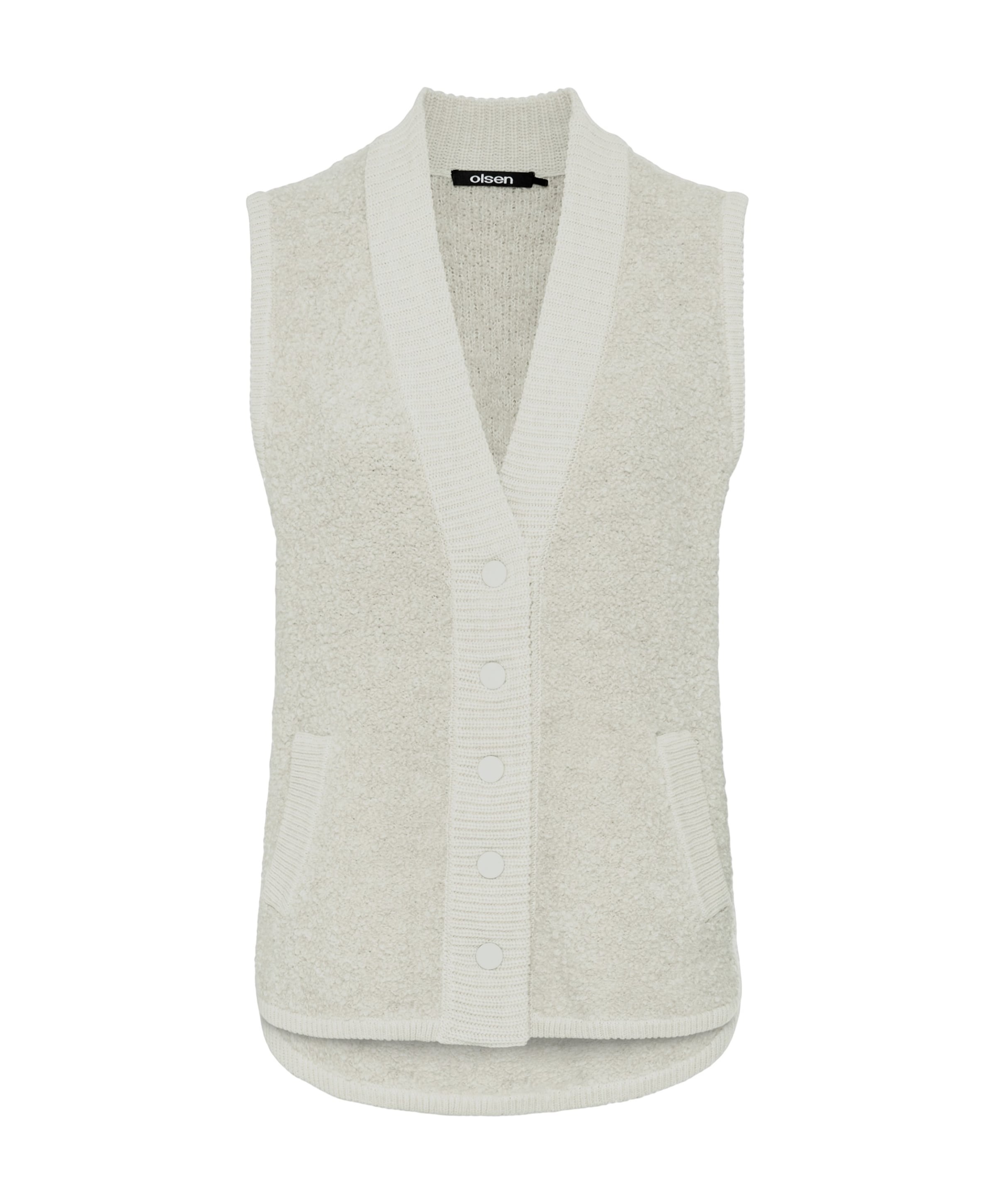 Dames vest beige