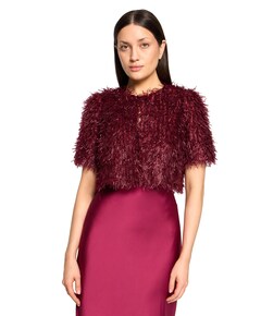Dames jas bordeaux