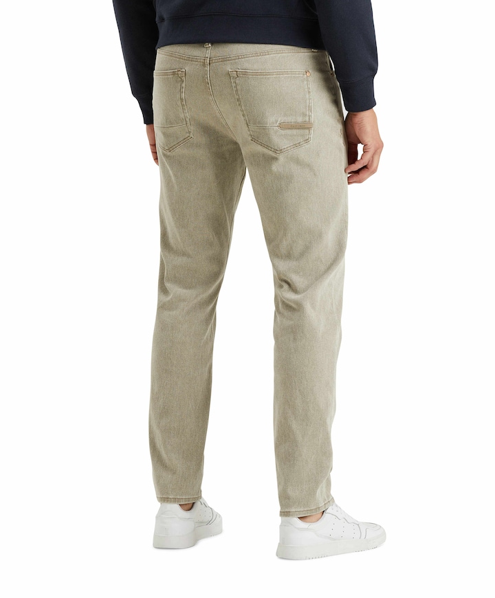 VALVER REGULAR BULL TWILL STRETCH heren jeans beige