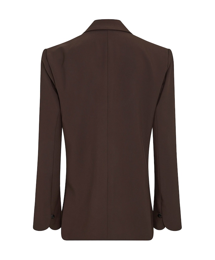 Dames blazer bruin