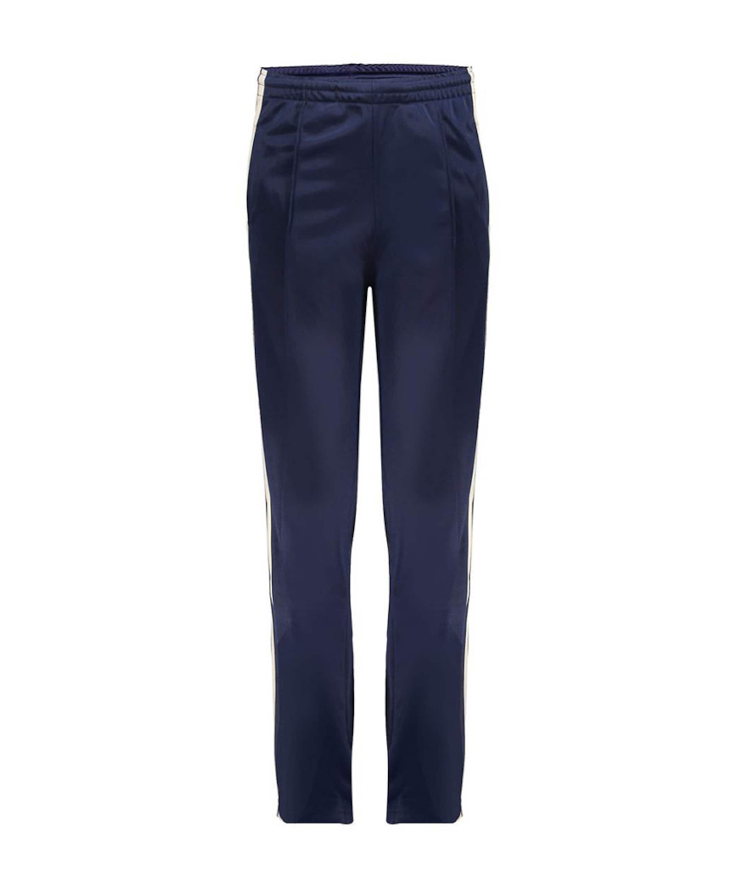 Track stripe meisjes broek blauw