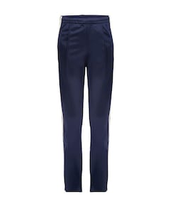 Track stripe meisjes broek blauw