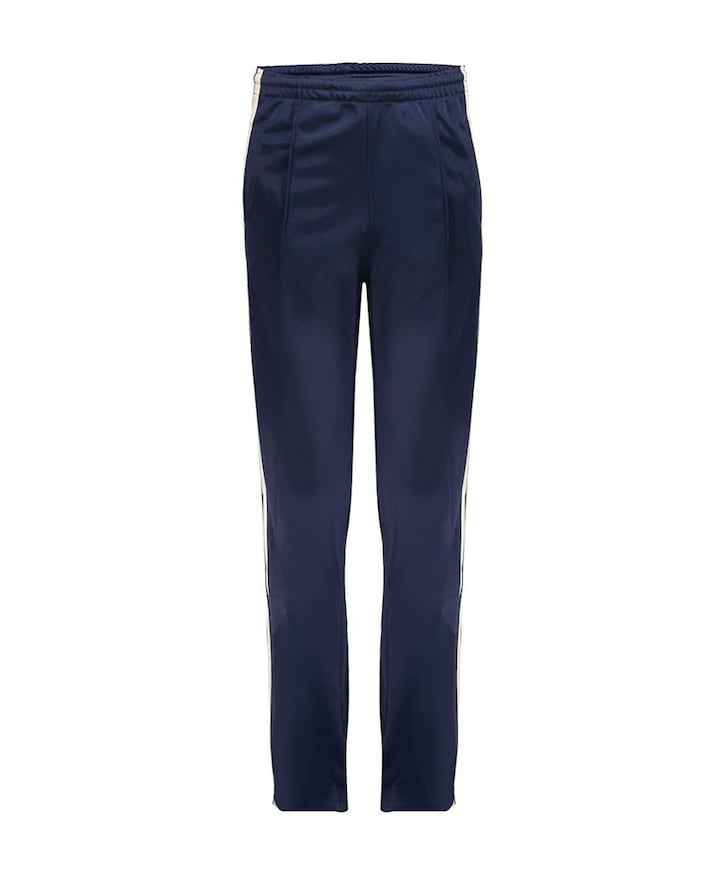 Track stripe meisjes broek blauw