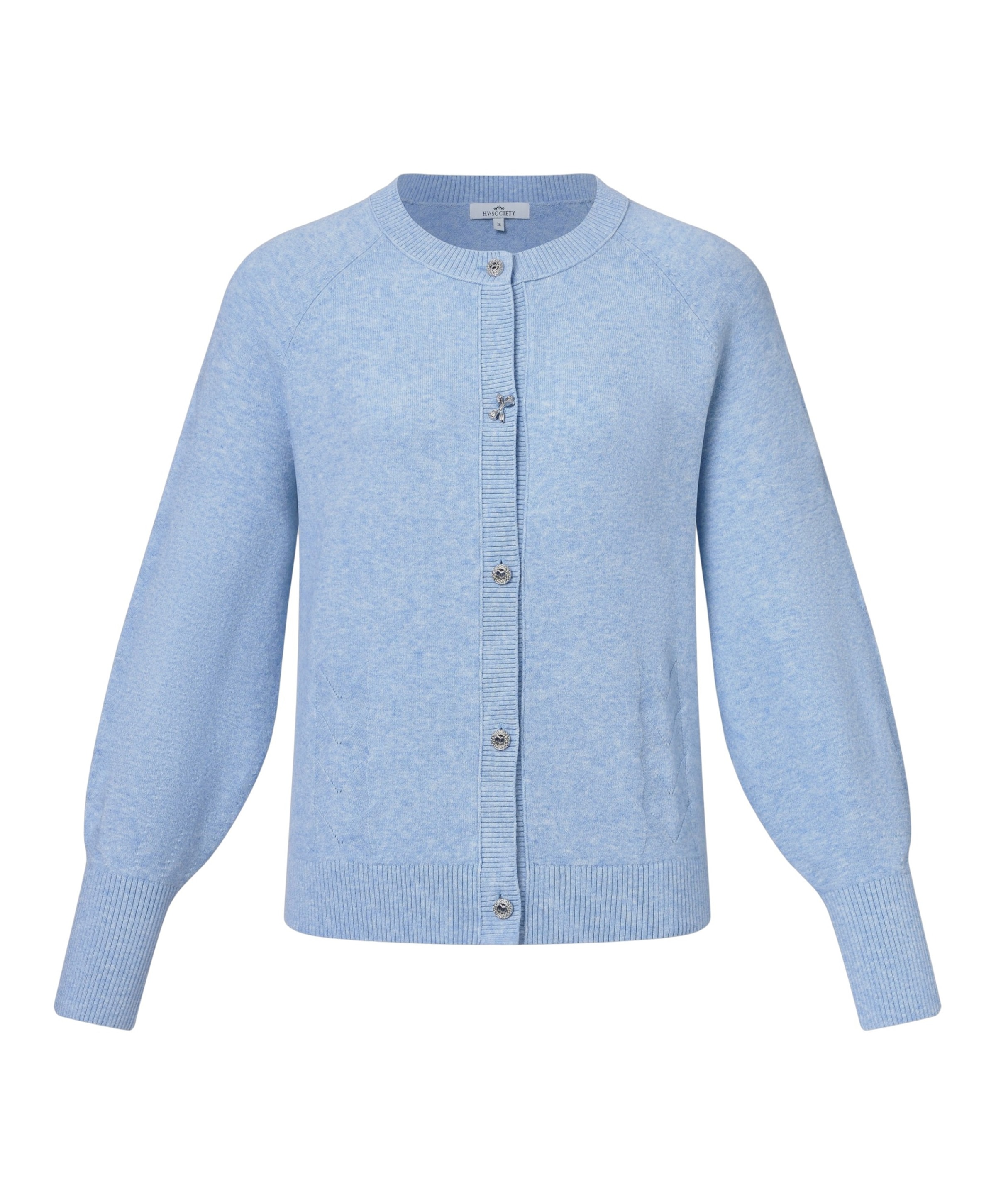 Dames vest blauw