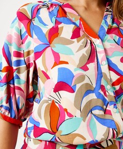 Blouse blauw