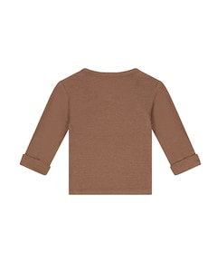 Jongens longsleeve bruin