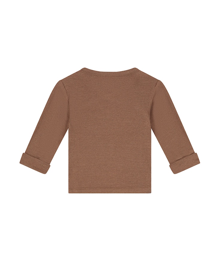 Jongens longsleeve bruin