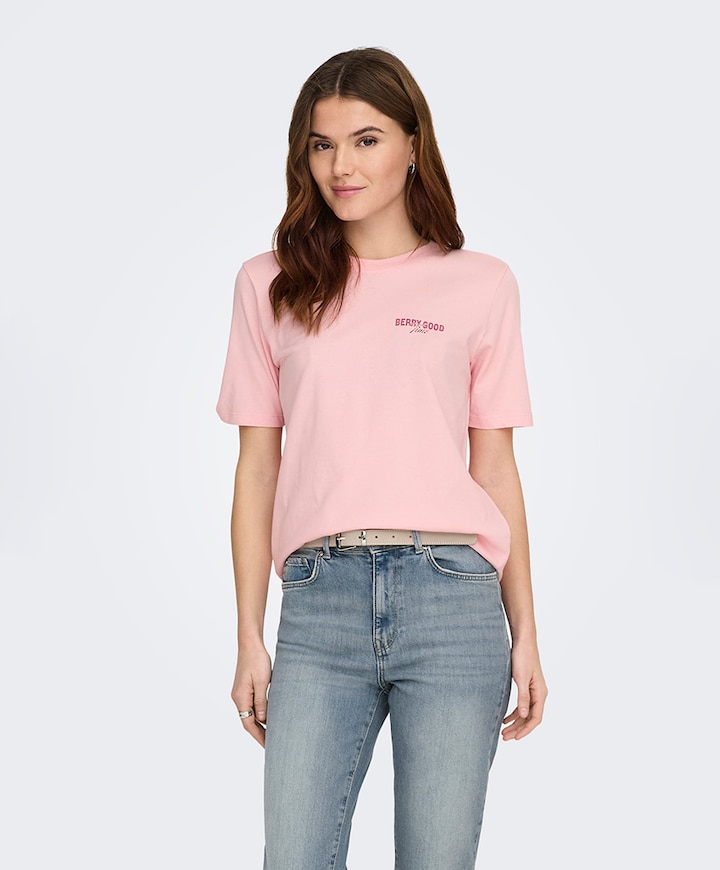 Dames t-shirt roze