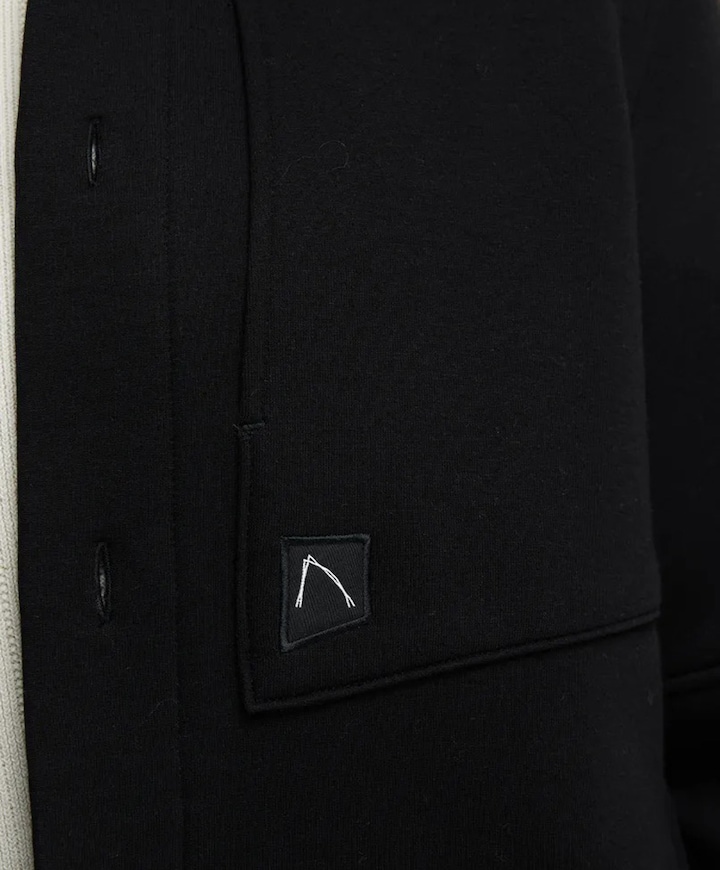 Heren overshirt zwart