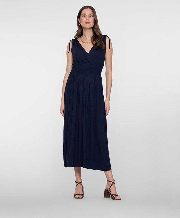 Dames jurk blauw