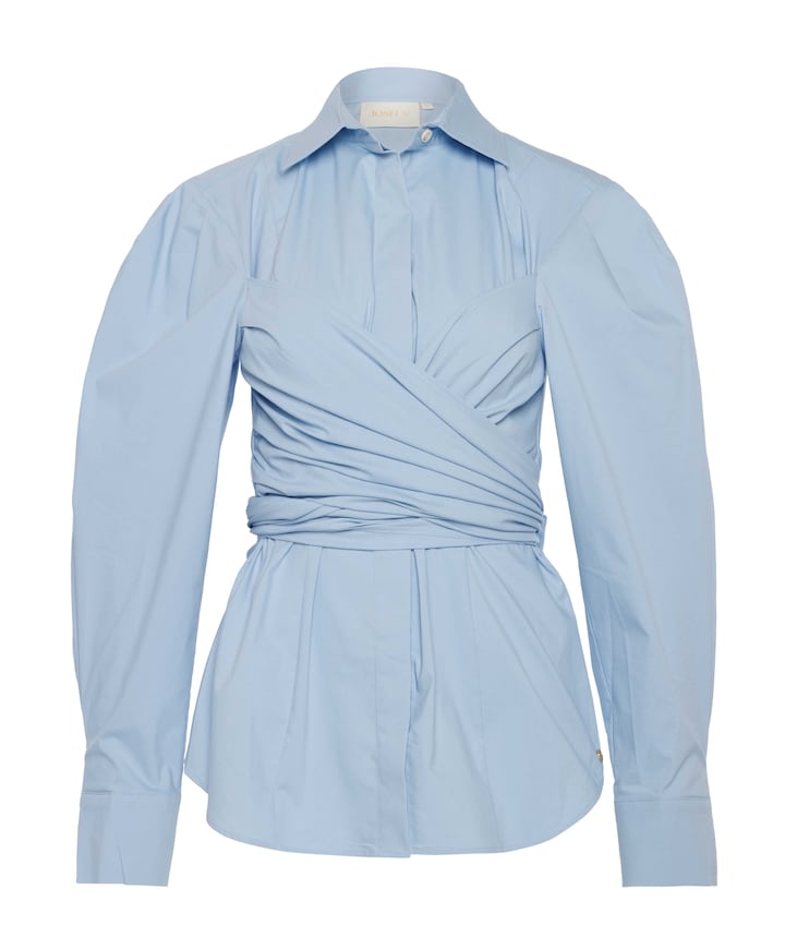 Dames blouse blauw