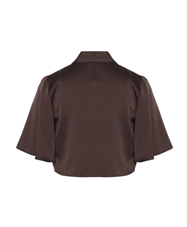 Dames blazer bruin