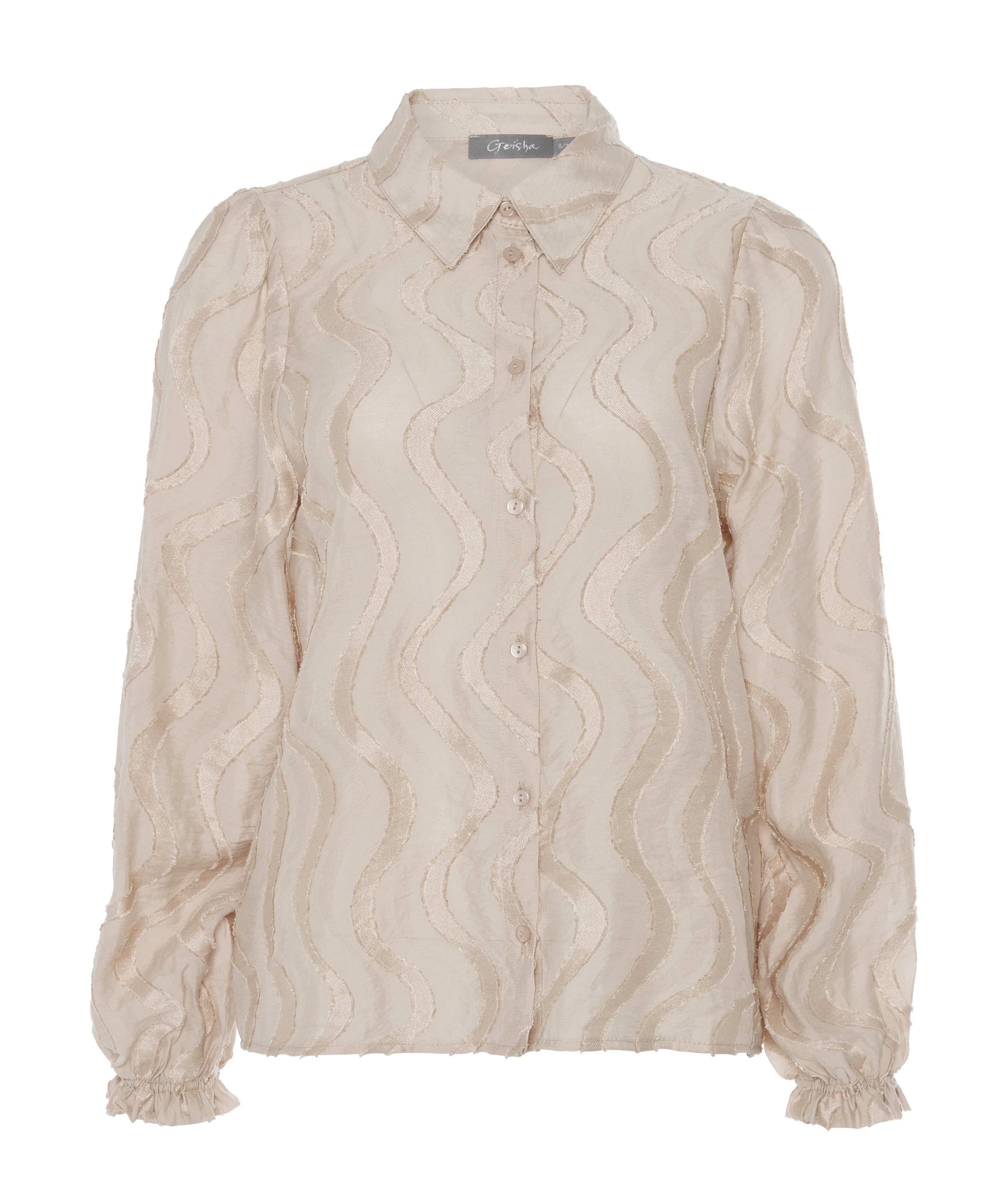 Dames blouse beige