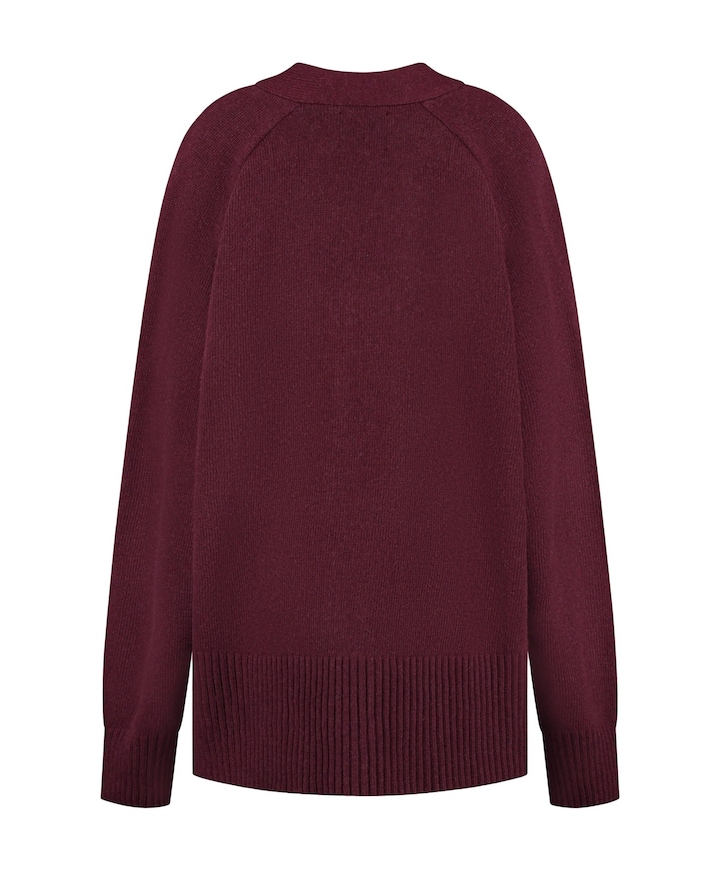 Dames vest bordeaux