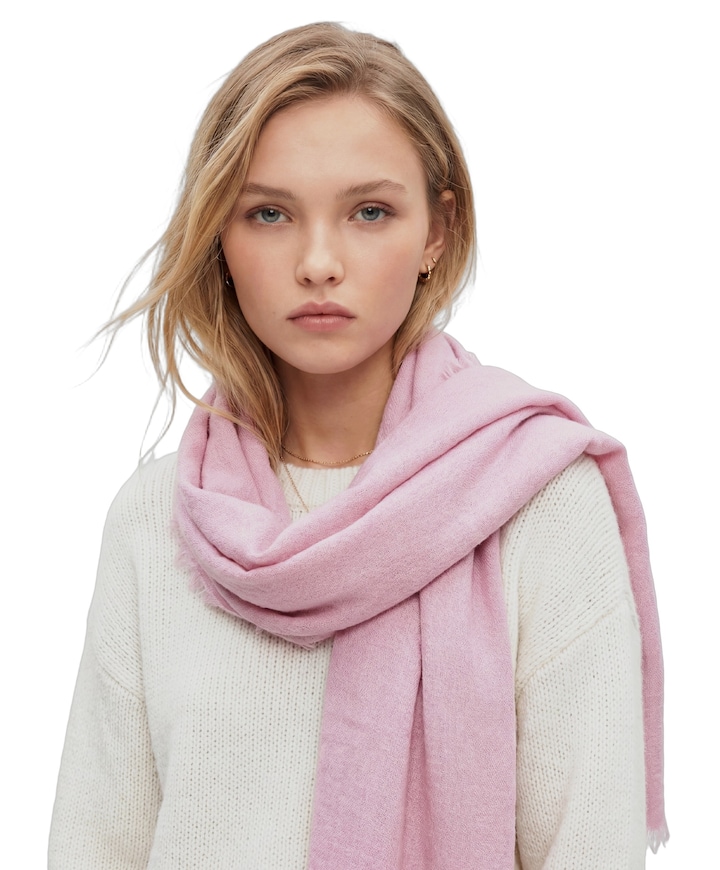 Dames sjaal roze