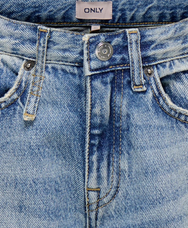 KOGBROOME HW WIDE DNM TAI meisjes jeans blauw